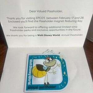 Ray Disney Annual Passholder Magnet WDW
